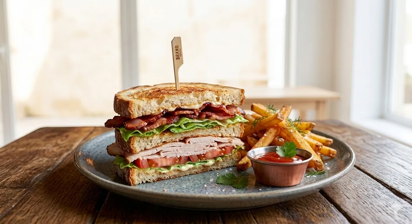 Edwing Clubhouse sandwich at Edwing in London, Ontario